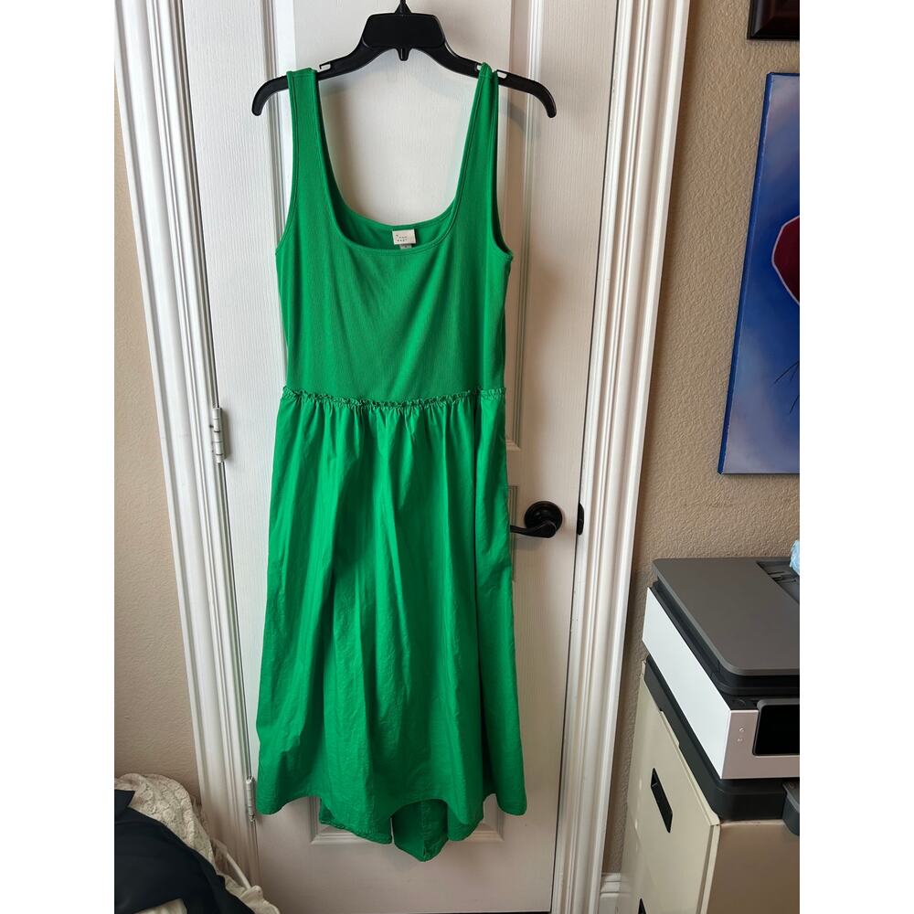 A New Day Green Midi Large Dress